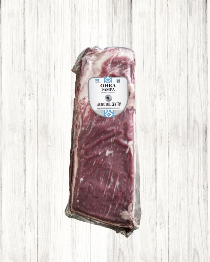 Asado del centro cortado al medio -OP Kosher